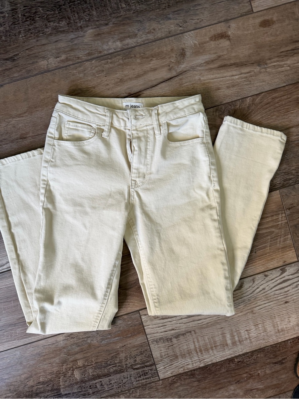 Maurice’s Women’s Cream Slim Straight-Leg Ankle Jeans - Size 2